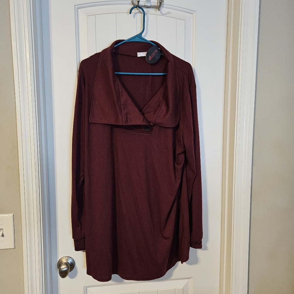 Maroon Tunic new with tags